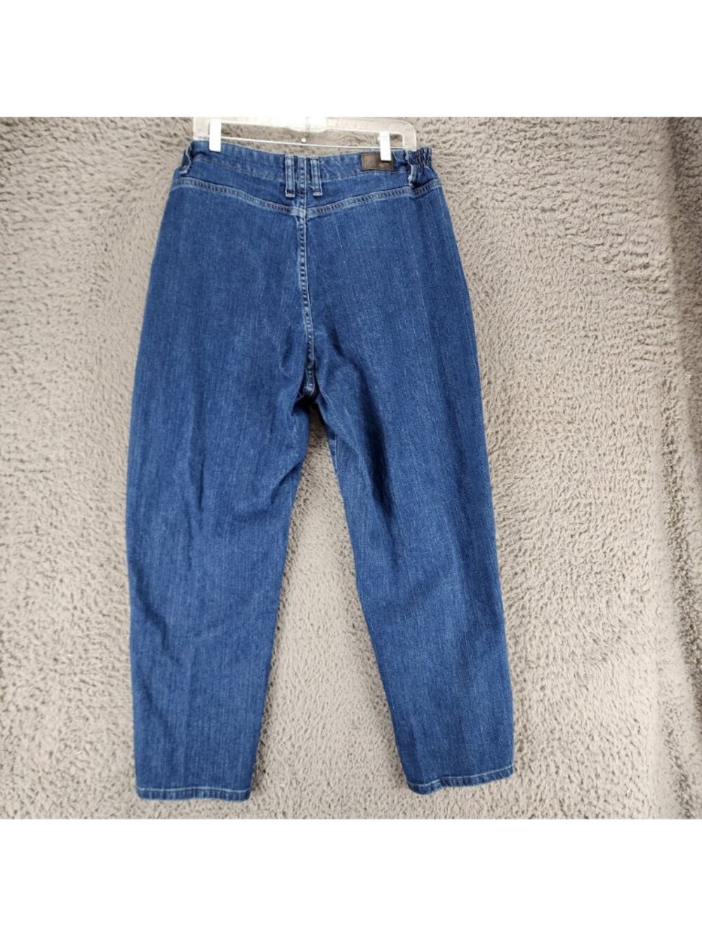 Lee Jeans Womens 16 Short Blue Stretch Denim Relaxed Fit - Picture 8 of 13